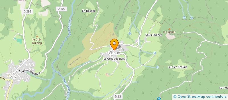 localisation de l'entreprise INDIVISION CONVERT  CHOUX