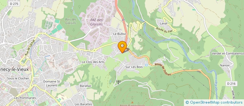 localisation de l'entreprise INDIVISION COQUARD BOUCHET à ANNECY