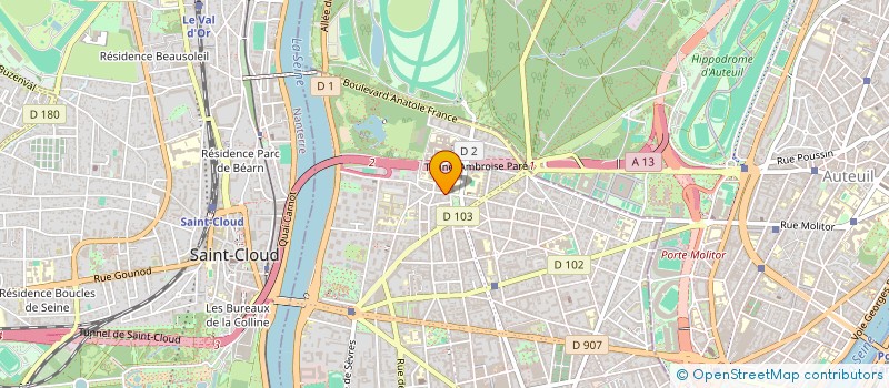 localisation de l'entreprise INDIVISION COQUEBERT DE NEUVILLE VAILLANT à BOULOGNE-BILLANCOURT