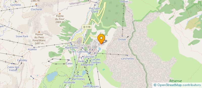 localisation de l'entreprise INDIVISION COQUELIN  BOURG-SAINT-MAURICE