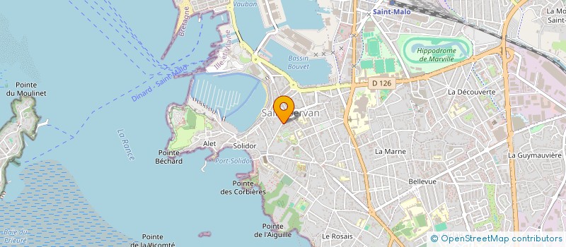 localisation de l'entreprise INDIVISION COQUELIN MARTEIL à SAINT-MALO