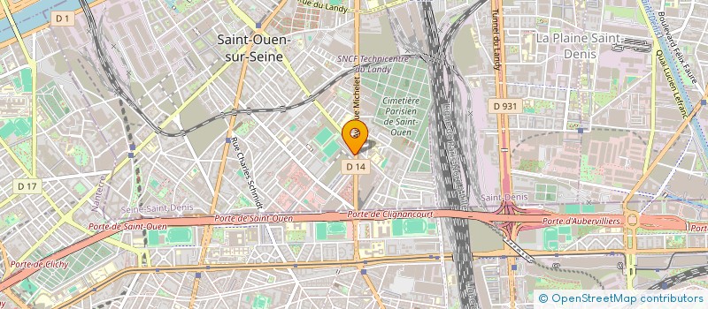 localisation de l'entreprise INDIVISION COQUELLE à SAINT-OUEN-SUR-SEINE