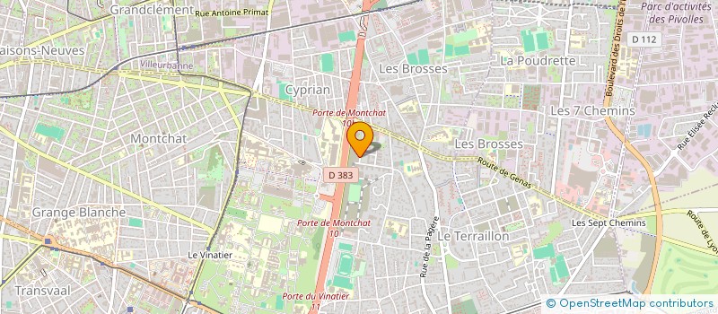 localisation de l'entreprise INDIVISION COQUET / BRAHMI RAPHAEL ET DALILA  BRON