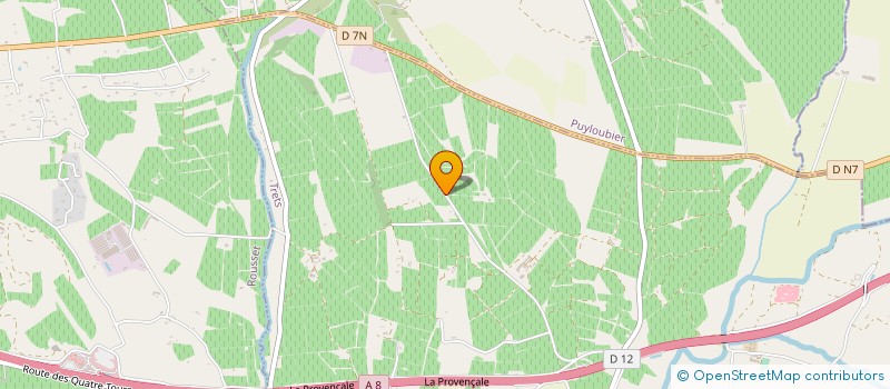 localisation de l'entreprise INDIVISION COQUILLAT à TRETS