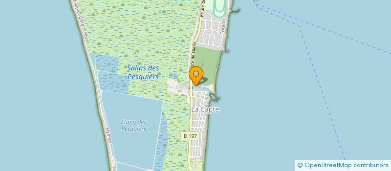 localisation de l'entreprise INDIVISION CORBIER  HYERES