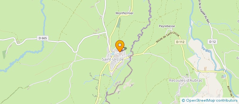 localisation de l'entreprise INDIVISION CORDESSE  FRIDEFONT