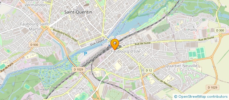 localisation de l'entreprise INDIVISION CORDIER à SAINT-QUENTIN
