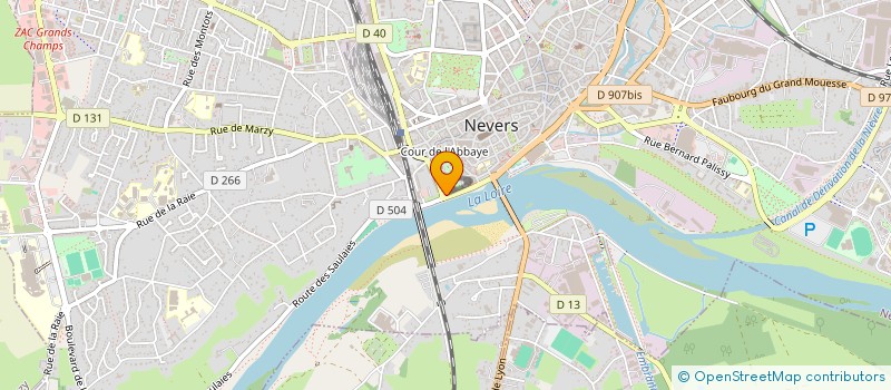 localisation de l'entreprise INDIVISION CORDIER/MARQUAILLE à NEVERS
