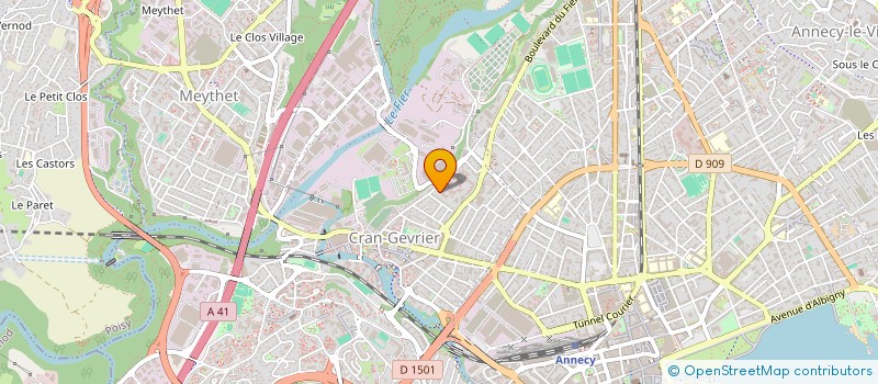 localisation de l'entreprise INDIVISION CORDONNIER à ANNECY