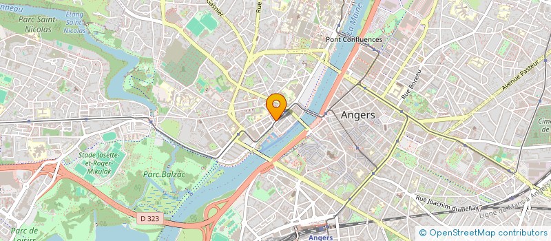 localisation de l'entreprise INDIVISION CORDONNIER-DEBORDE à ANGERS