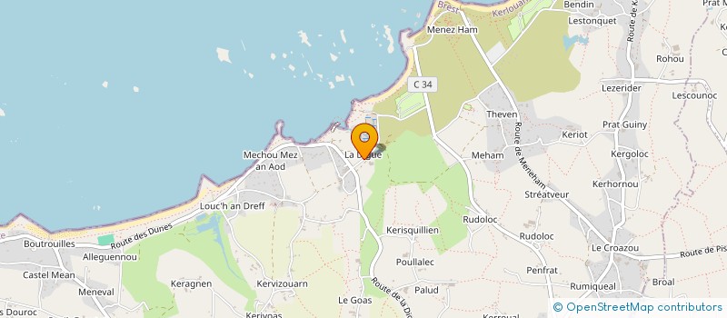 localisation de l'entreprise INDIVISION CORFA  KERLOUAN