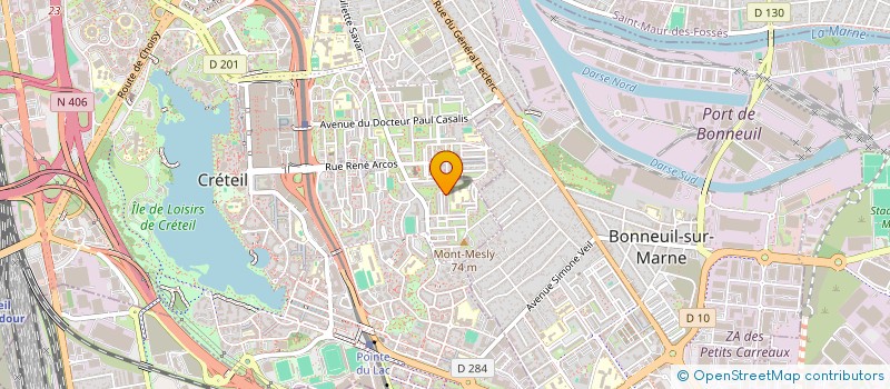 localisation de l'entreprise INDIVISION CORFA NOEMIE ET LE GOFF MATHIEU  CRETEIL