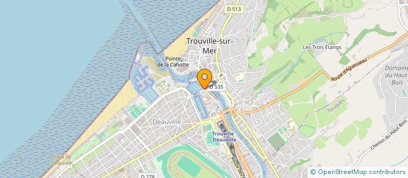 localisation de l'entreprise INDIVISION CORK  DEAUVILLE