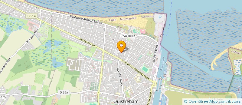 localisation de l'entreprise INDIVISION CORMIER L. ET GOURNAY M.  OUISTREHAM