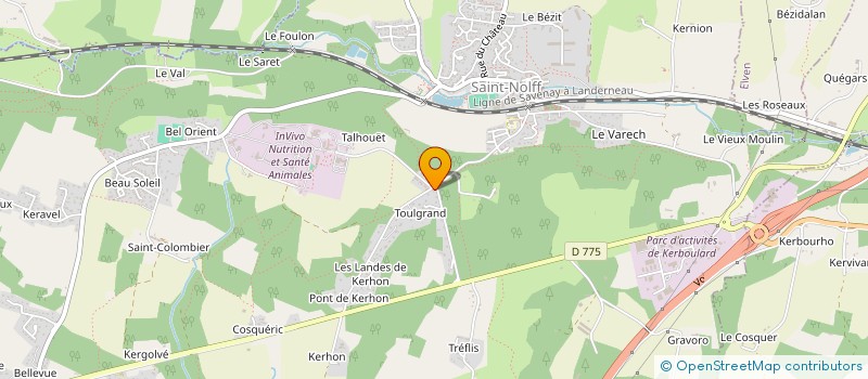 localisation de l'entreprise INDIVISION CORNETTO ZISS MARINE ET NICOLAS  SAINT-NOLFF