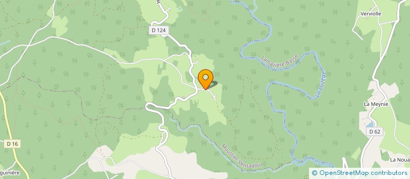 localisation de l'entreprise INDIVISION CORNIL  MOUSTIER-VENTADOUR