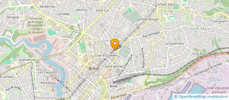localisation de l'entreprise INDIVISION CORRE  BREST
