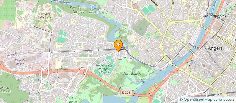 localisation de l'entreprise INDIVISION CORVASIER COUDERC à ANGERS