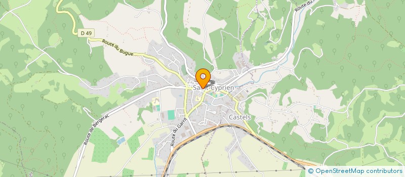 localisation de l'entreprise INDIVISION COSSE  SAINT-CYPRIEN