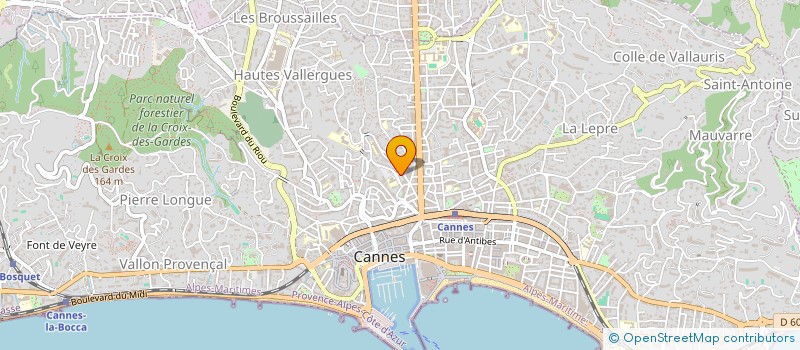 localisation de l'entreprise INDIVISION COSTA - QUATTROCCHI  CANNES