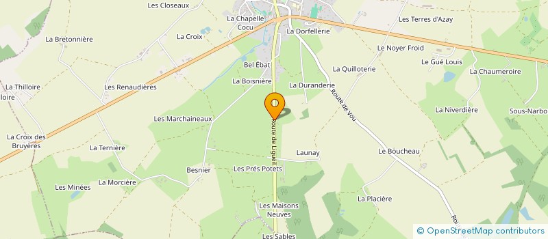 localisation de l'entreprise INDIVISION COSTE  CUSSAY