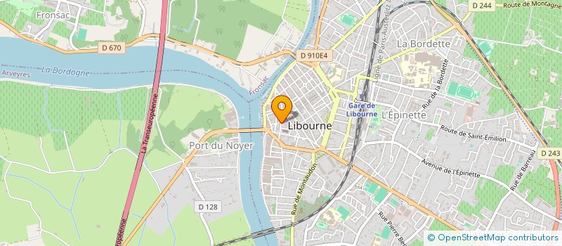 localisation de l'entreprise INDIVISION COSTE-BORDE  LIBOURNE