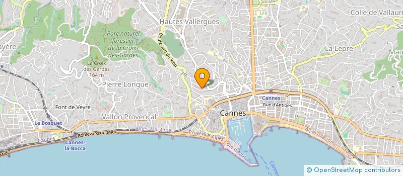 localisation de l'entreprise INDIVISION COSTEL à CANNES