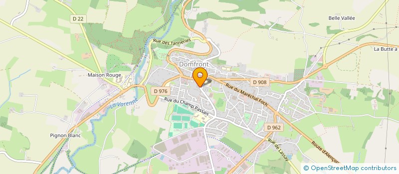 localisation de l'entreprise INDIVISION COTET à DOMFRONT-EN-POIRAIE