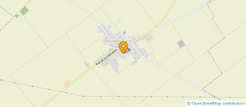 localisation de l'entreprise INDIVISION COTRET FRANCIS  ORVILLIERS-SAINT-JULIEN