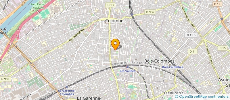 localisation de l'entreprise INDIVISION COTTE/PITARD à COLOMBES