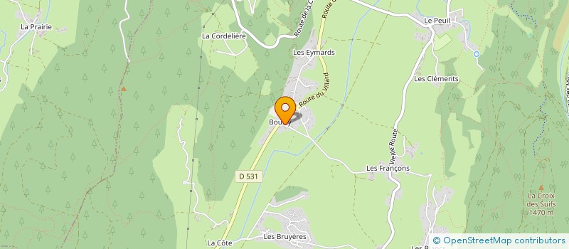 localisation de l'entreprise INDIVISION COTTIN à LANS-EN-VERCORS