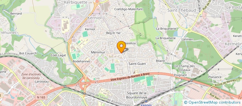 localisation de l'entreprise INDIVISION COUDE à VANNES