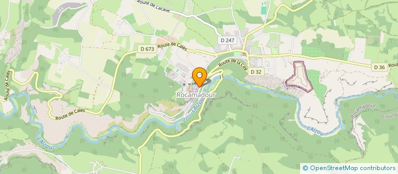 localisation de l'entreprise INDIVISION COUDER  CHR-JP ROSSIGNOL-FRA  ROCAMADOUR