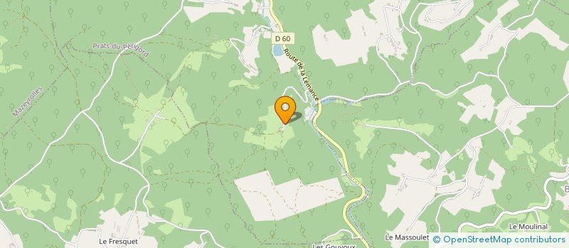 localisation de l'entreprise INDIVISION COUDERC  PRATS-DU-PERIGORD