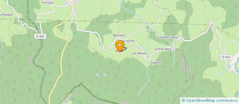 localisation de l'entreprise INDIVISION COUDERT  LA GUILLERMIE