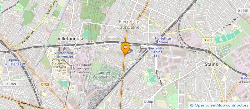 localisation de l'entreprise INDIVISION COUDERT CAYROL à PIERREFITTE-SUR-SEINE