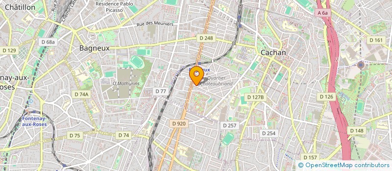 localisation de l'entreprise INDIVISION COUDROY THOMAS ET ANNA  CACHAN