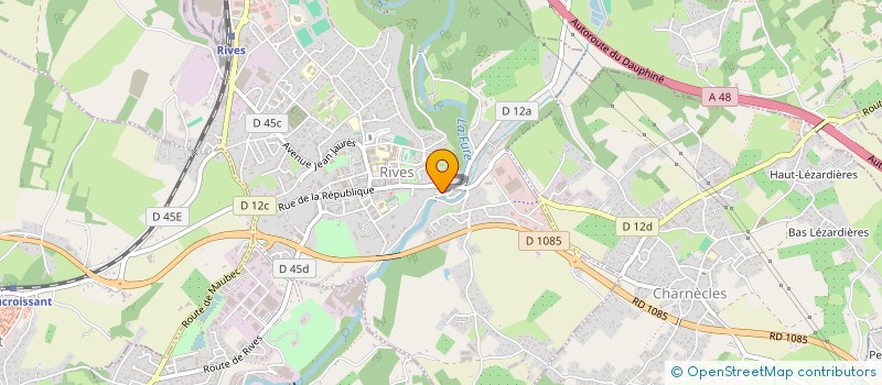 localisation de l'entreprise INDIVISION COUDURIER ET SELLIER  RIVES