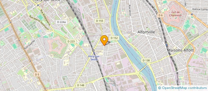 localisation de l'entreprise INDIVISION COUDY BONAMY  VITRY-SUR-SEINE