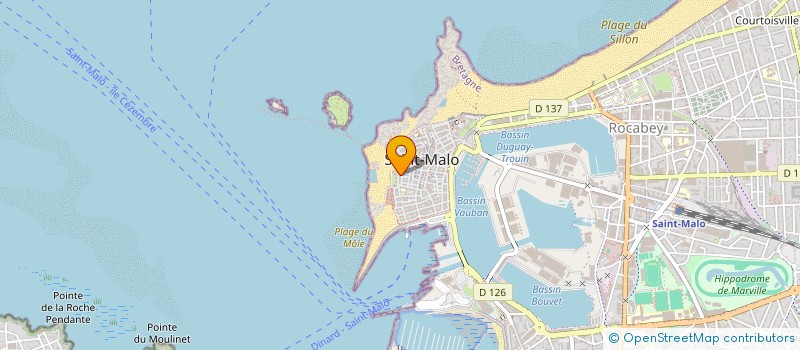 localisation de l'entreprise INDIVISION COUET  SAINT-MALO