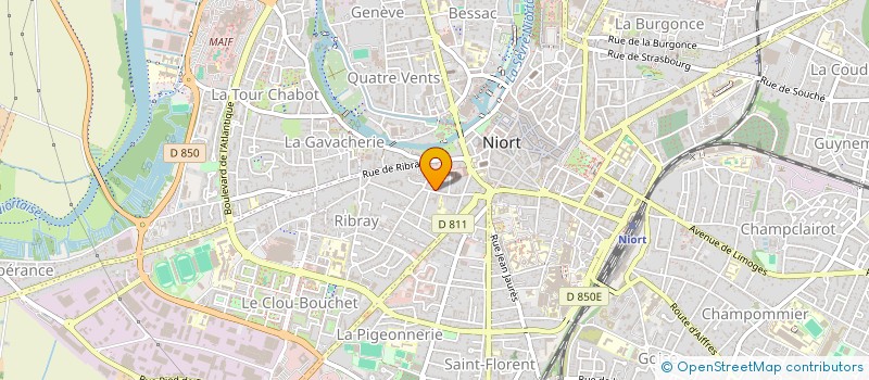 localisation de l'entreprise INDIVISION COUILLAUX / SUEUR à NIORT