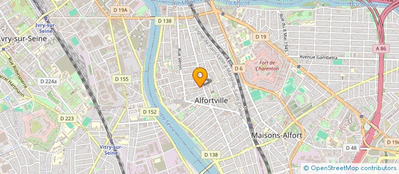 localisation de l'entreprise INDIVISION COULET ELISABETH ET ANTHONY à ALFORTVILLE