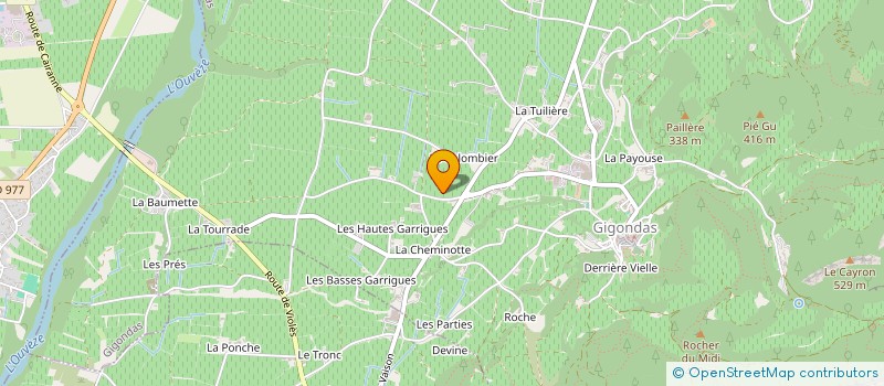 localisation de l'entreprise INDIVISION COULET-MEFFRE  GIGONDAS