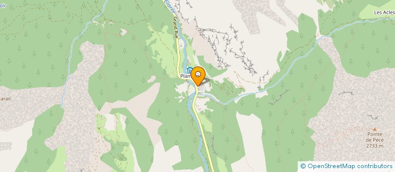 localisation de l'entreprise INDIVISION COULOM- TURIN  VILLAR-SAINT-PANCRACE