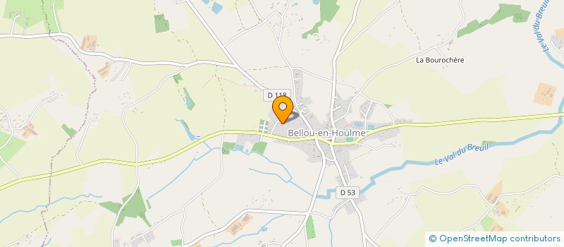 localisation de l'entreprise INDIVISION COULOMBE LEMANCEL à BELLOU-EN-HOULME