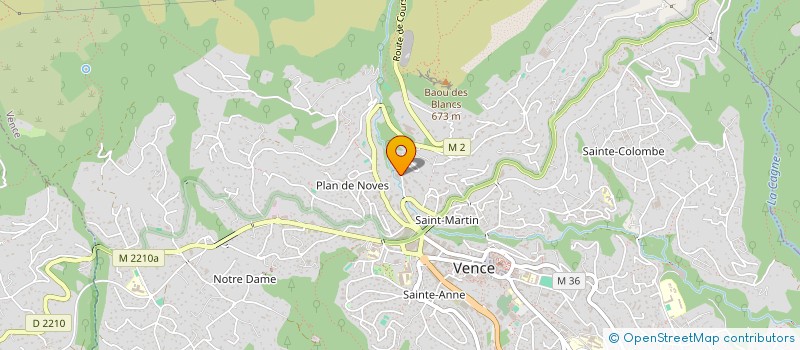 localisation de l'entreprise INDIVISION COULOMP RAYMOND  VENCE