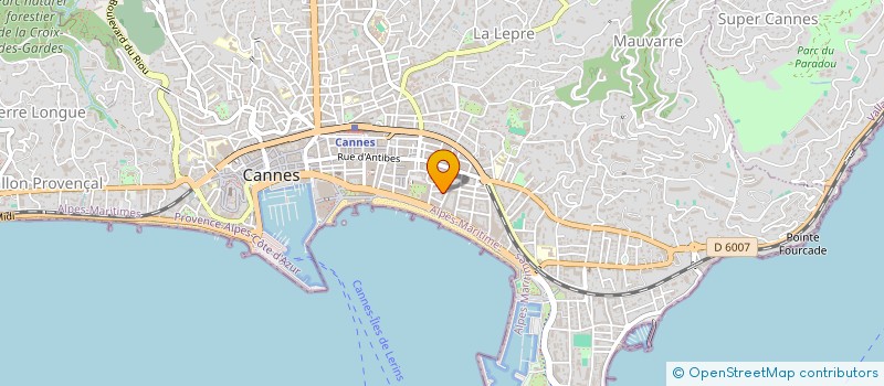 localisation de l'entreprise INDIVISION COULTON à CANNES