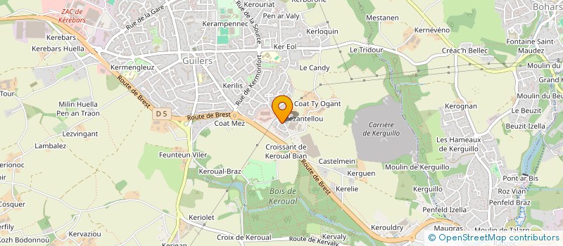 localisation de l'entreprise INDIVISION COUM LANDEDA  GUILERS