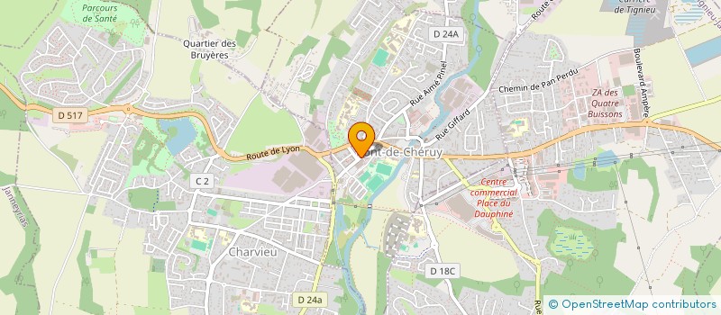 localisation de l'entreprise INDIVISION COURAND RENE  PONT-DE-CHERUY