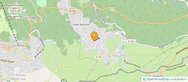 localisation de l'entreprise INDIVISION COURBIE  BOLQUERE